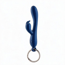 Брелок вибратор-кролик Diverty Sex Blue