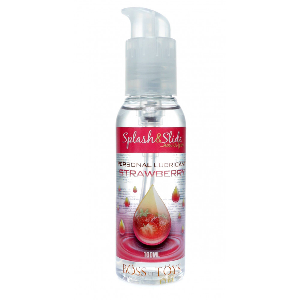 Лубриканты - Вагинальный лубрикант STRAWBERRY Personal Lubricant Boss of Toys, 100 ml