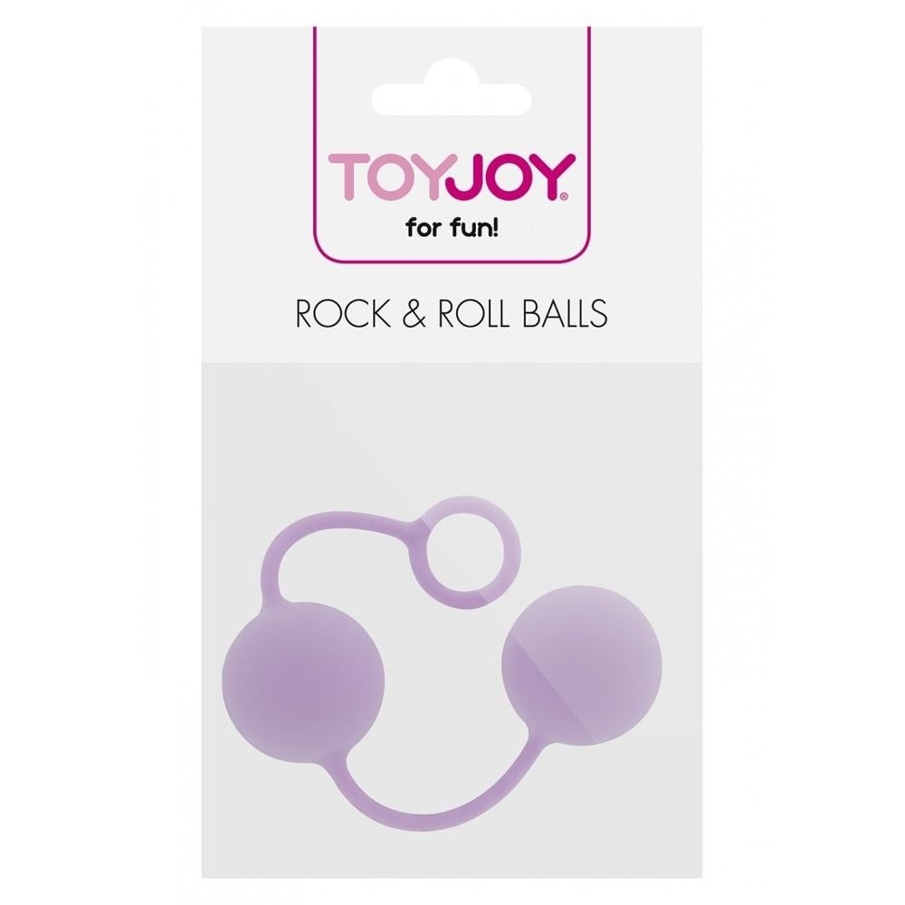 Вагинальные шарики - Вагинальные шарики Toy Joy Rock end Roll Balls силикон Фиолетовые 1