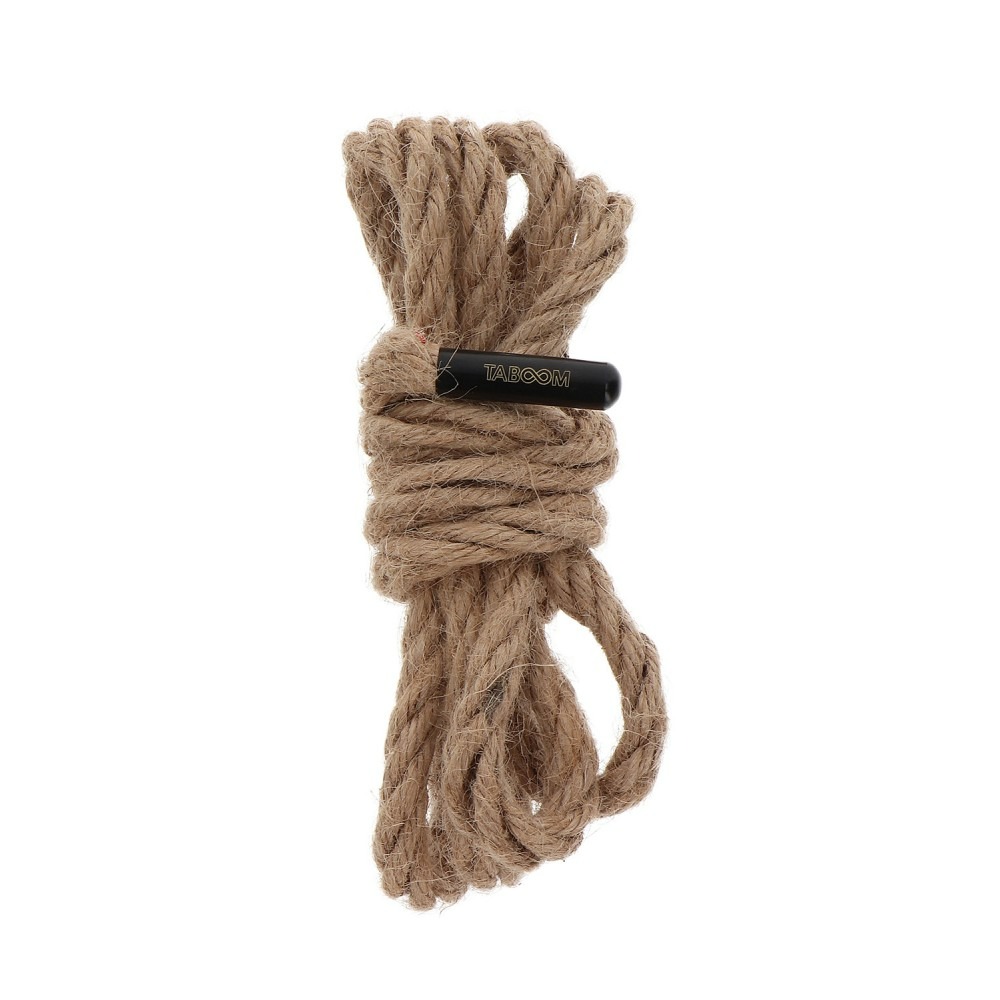 БДСМ игрушки - Веревка для связывания конопляная Taboom Hemp Rope, 1.5 метра, 7 мм 1