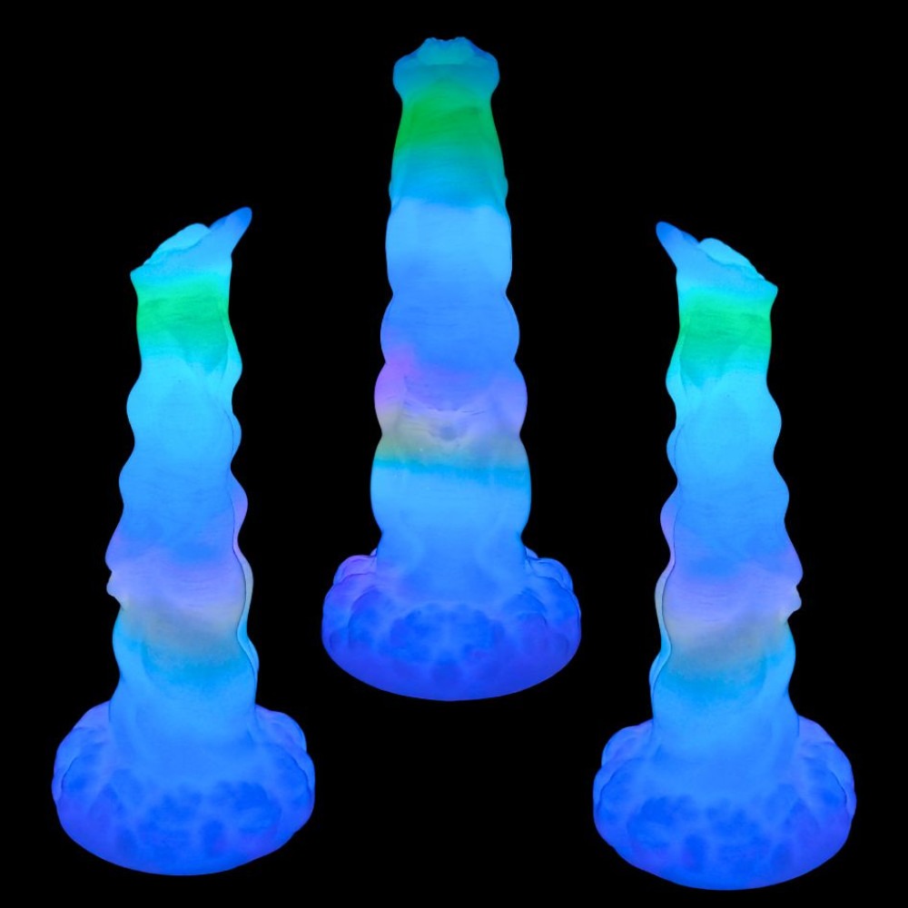 Різне - Вібратор люмінесцентний з пультом UNIVIBE Unicorn, кольоровий, 25 х 5.7 см 5