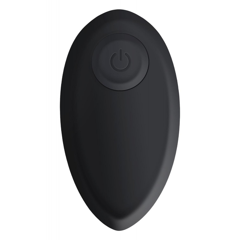 Разное - Вибратор с кольцами и вибропулей Gender X с пультом, черный, 14.6 х 3.8 см 7