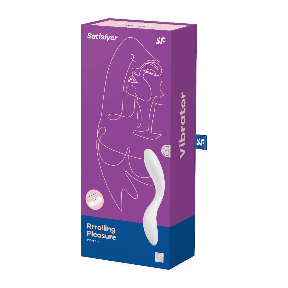 - Вибратор с подвижным шариком Satisfyer Rrrolling Pleasure для точечной стимуляции точки G, белый 6