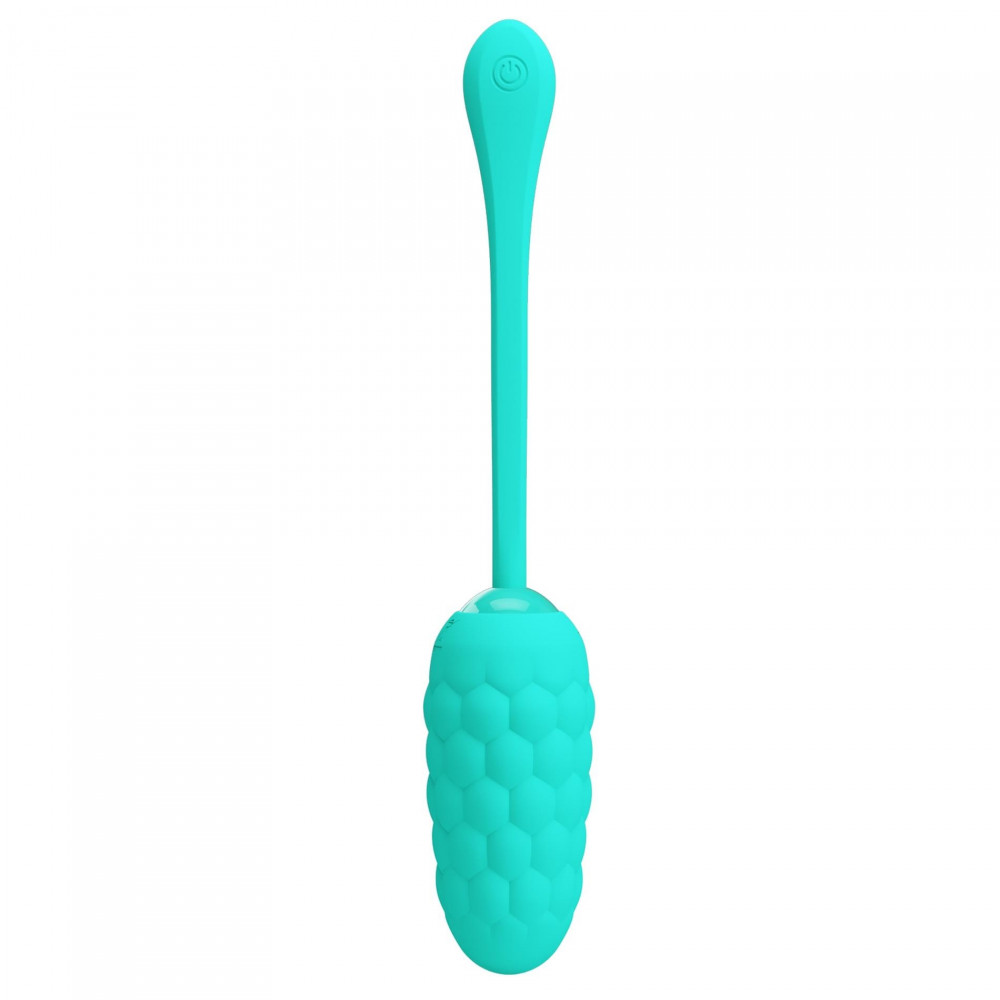 Різне - Віброяйце з рельєфним дизайном Pretty Love - MARINA EGG Green, BI-014708-4 4