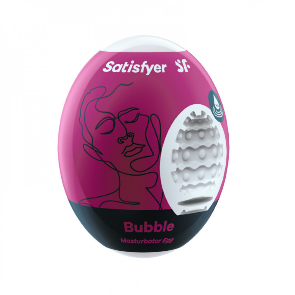 Мастурбаторы - Мастурбатор-яйцо Egg Bubble Satisfyer (Германия)