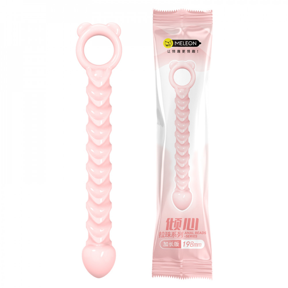 Анальные игрушки без вибрации - Анальные бусы Meleon - Intimate Anal Beads, AP-37