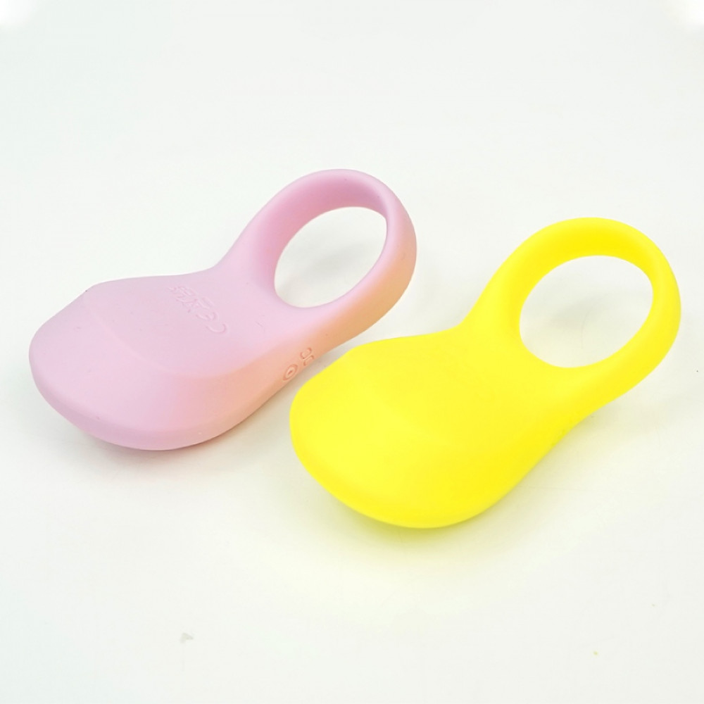 Эрекционные кольца с вибрацией - Эрекционное виброкольцо Sweet Em с пультом, розовый, 8.5 х 4.5 см 5