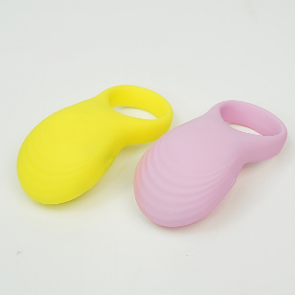 Эрекционные кольца с вибрацией - Эрекционное виброкольцо Sweet Em с пультом, розовый, 8.5 х 4.5 см 6