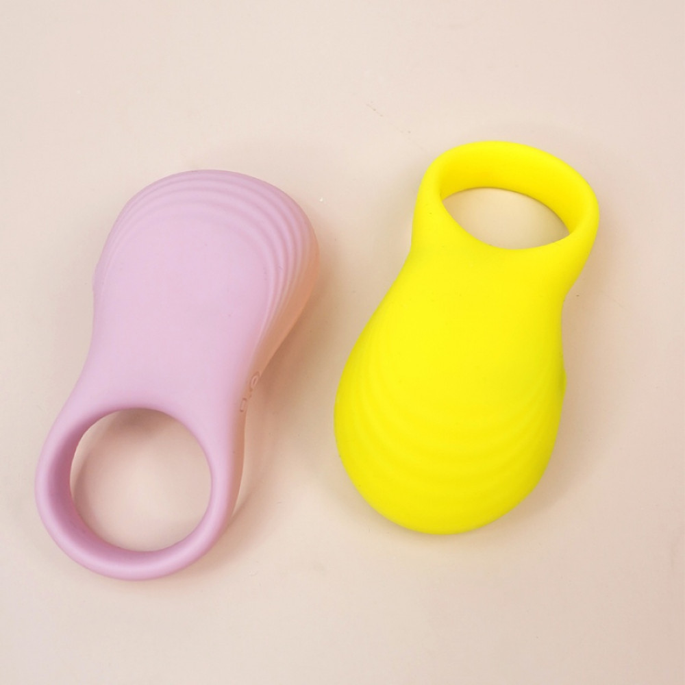 Эрекционные кольца с вибрацией - Эрекционное виброкольцо Sweet Em с пультом, розовый, 8.5 х 4.5 см 3