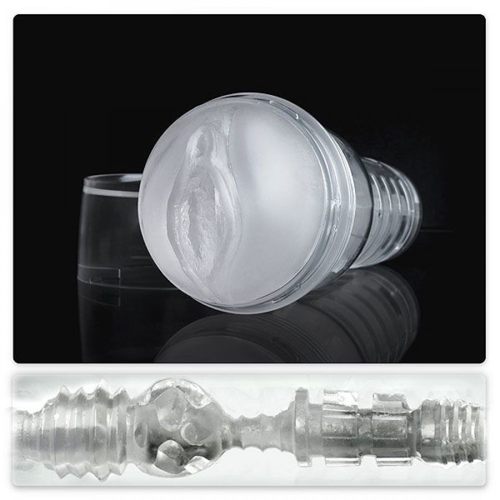 Мастурбаторы вагины - Мастурбатор-вагина Fleshlight Ice Lady Crystal, полупрозрачный материал и корпус