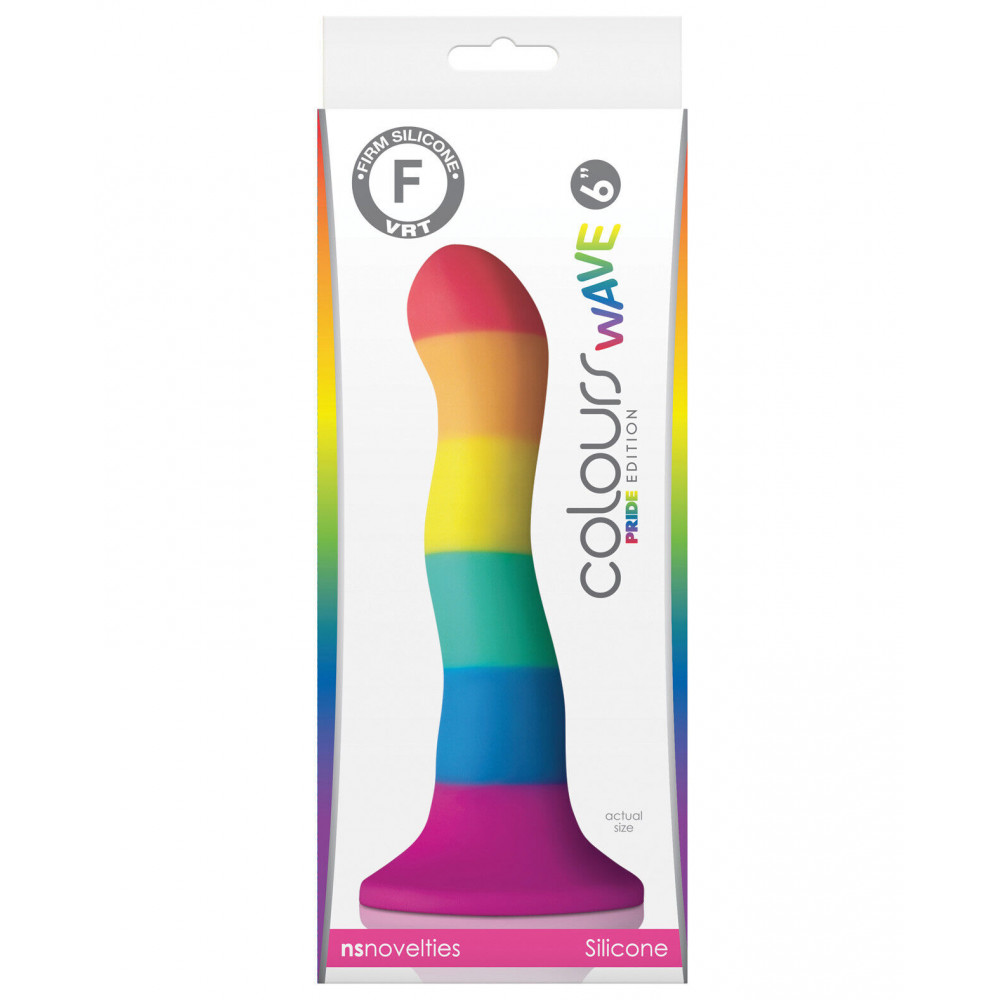 Разное - Фаллоимитатор силикон NS Novelties COLOURS PRIDE EDITION 6INCH DILDO