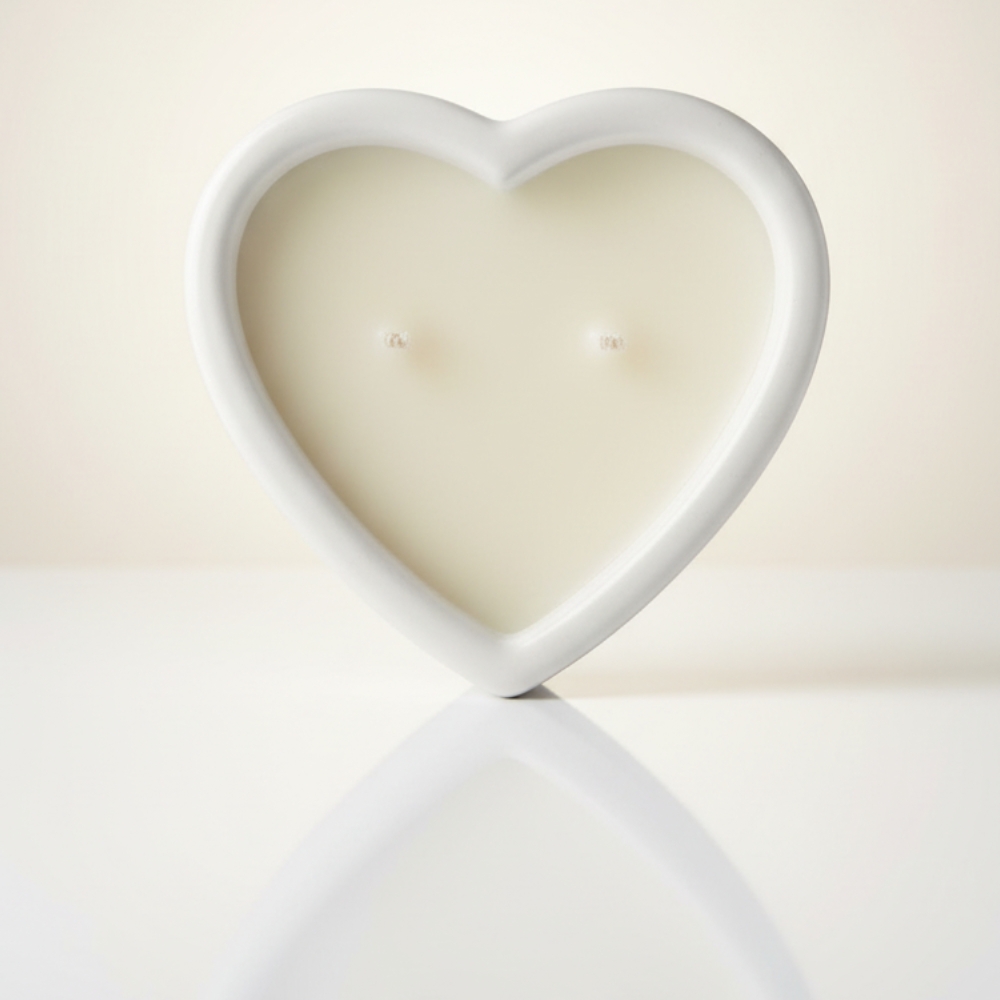 Для масажу - Масажна свічка з ароматом шампанського з журавлиною Candy Cranberry Champagne у формі серця, 70 мл 7