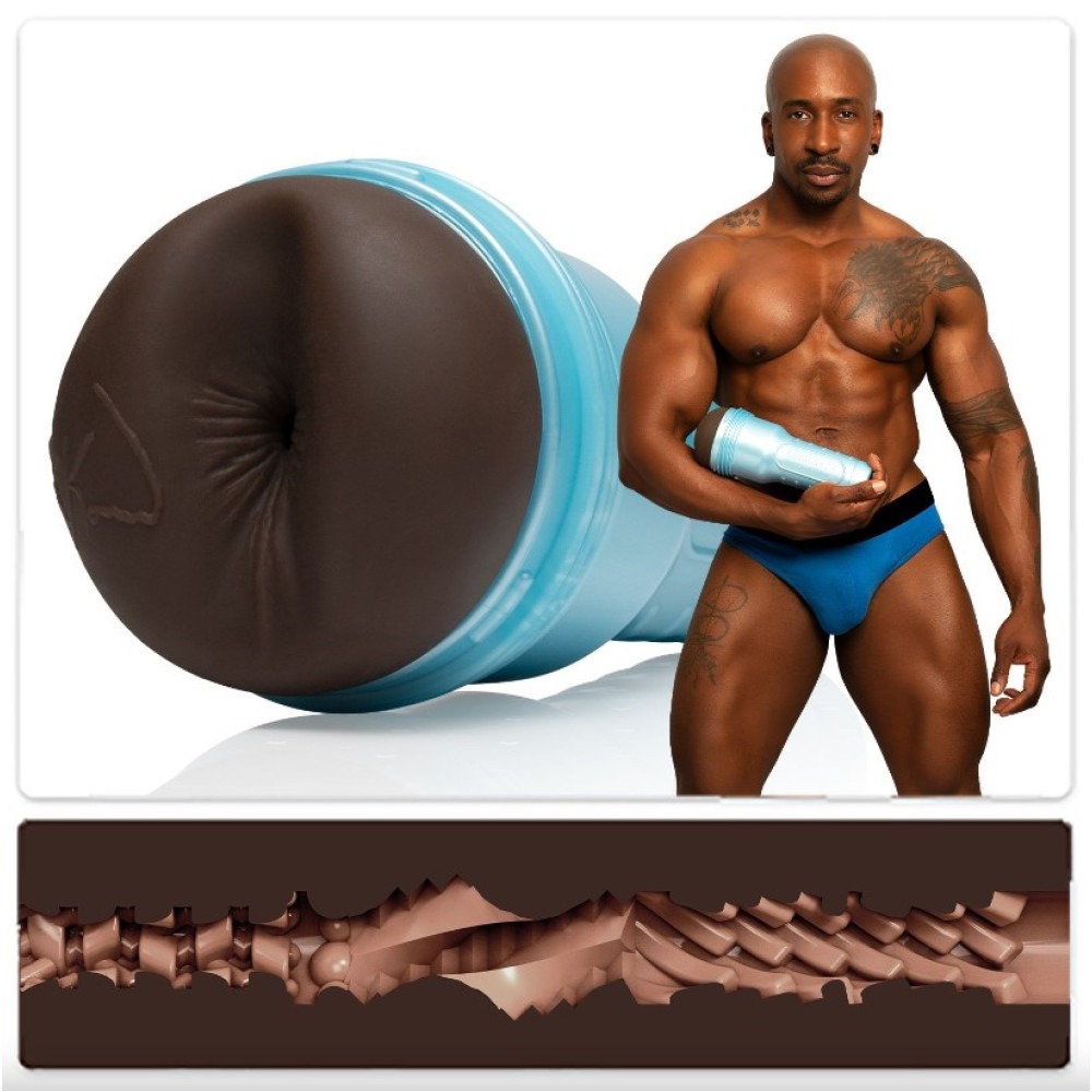  - Маструбатор анус, в колбе, киберкожа, Fleshjack Boys Max Konnor, черный