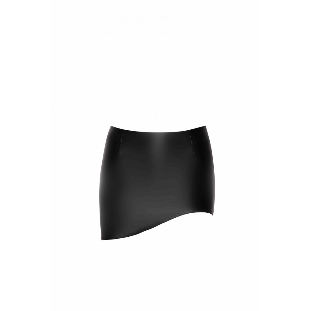 Эротическое белье - Мини юбка Noir Handmade Legacy F305 wetlook mini skirt, размер S 3