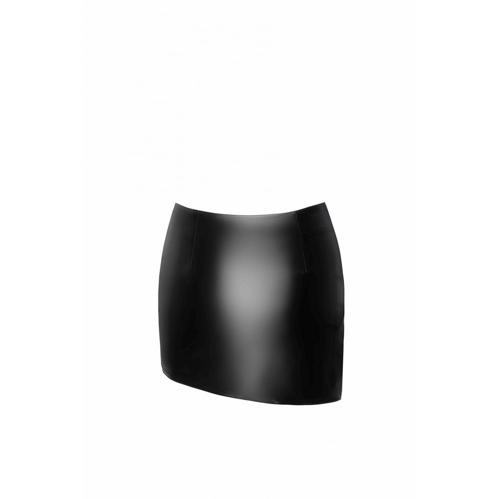 Эротическое белье - Мини юбка Noir Handmade Legacy F305 wetlook mini skirt, размер S 2