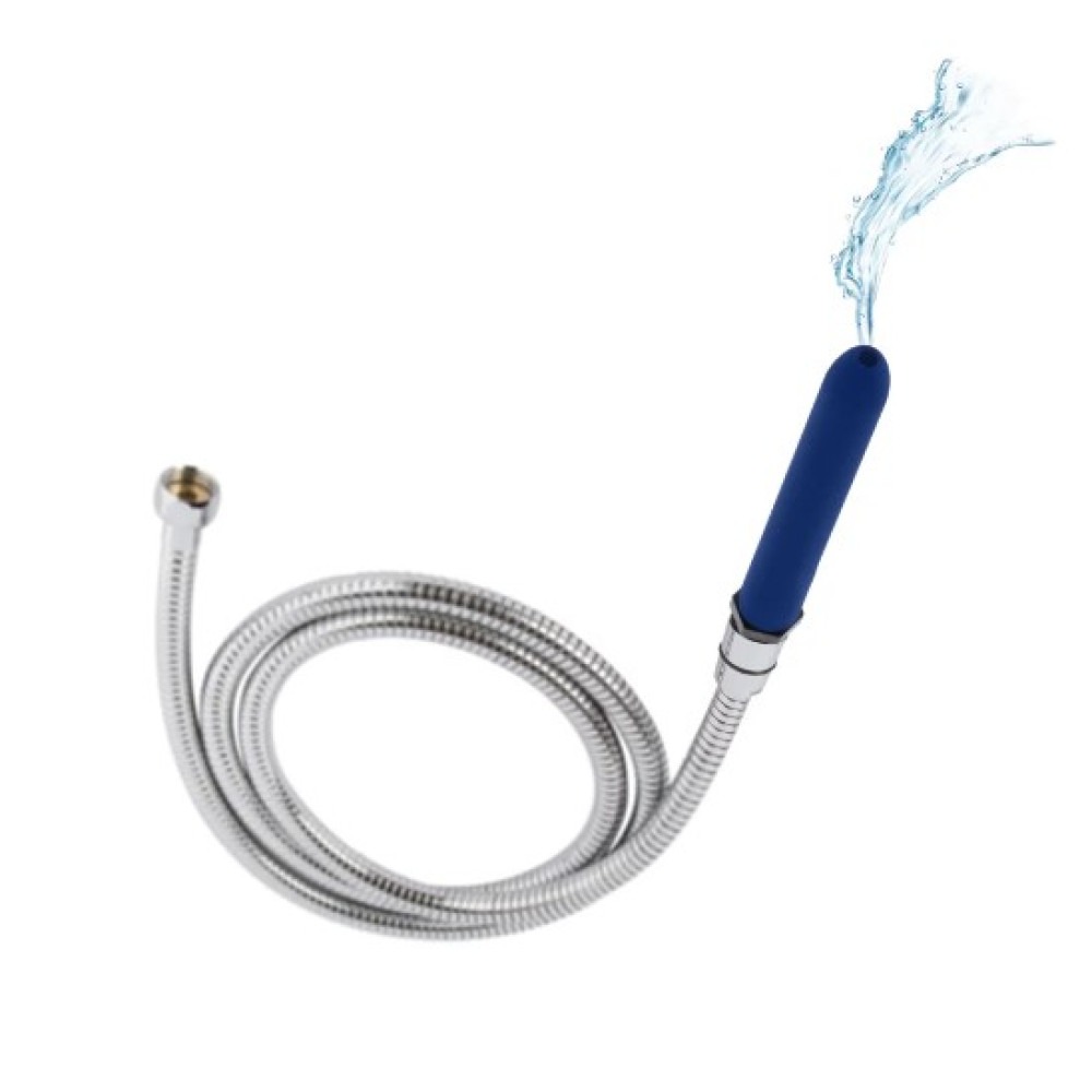 Разное - Набор для анального душа ToyJoy Buttocks The Cleaner Shower Set, синий, 15 см 1