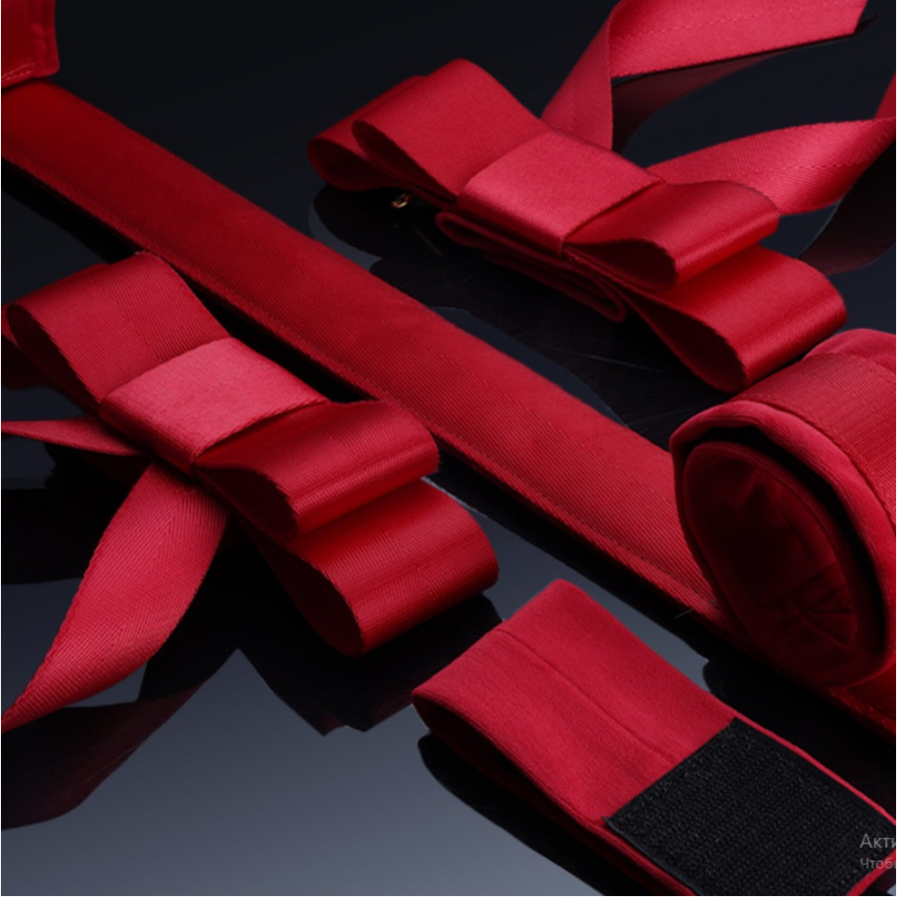 Різне - Набір з розпірної планки та фіксаторів UPKO у вигляді червоних бантів 5