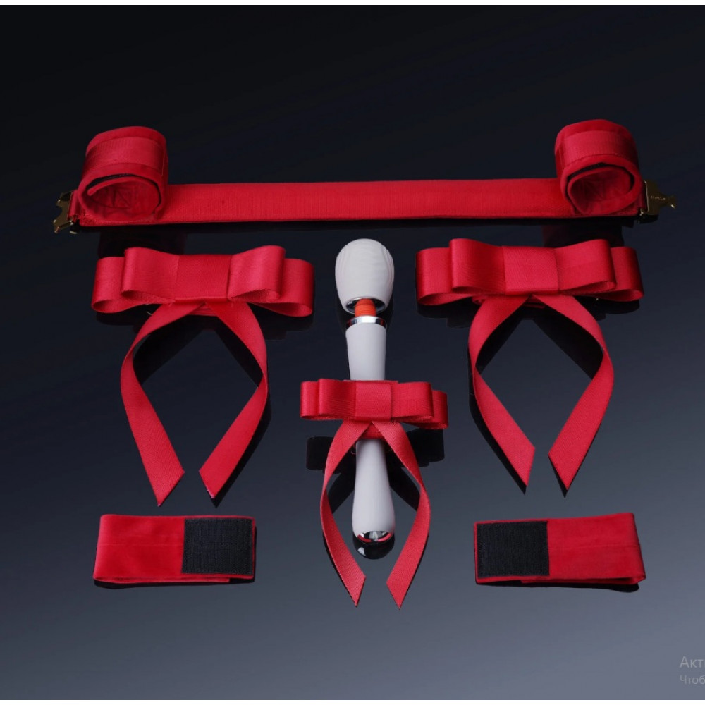Різне - Набір з розпірної планки та фіксаторів UPKO у вигляді червоних бантів