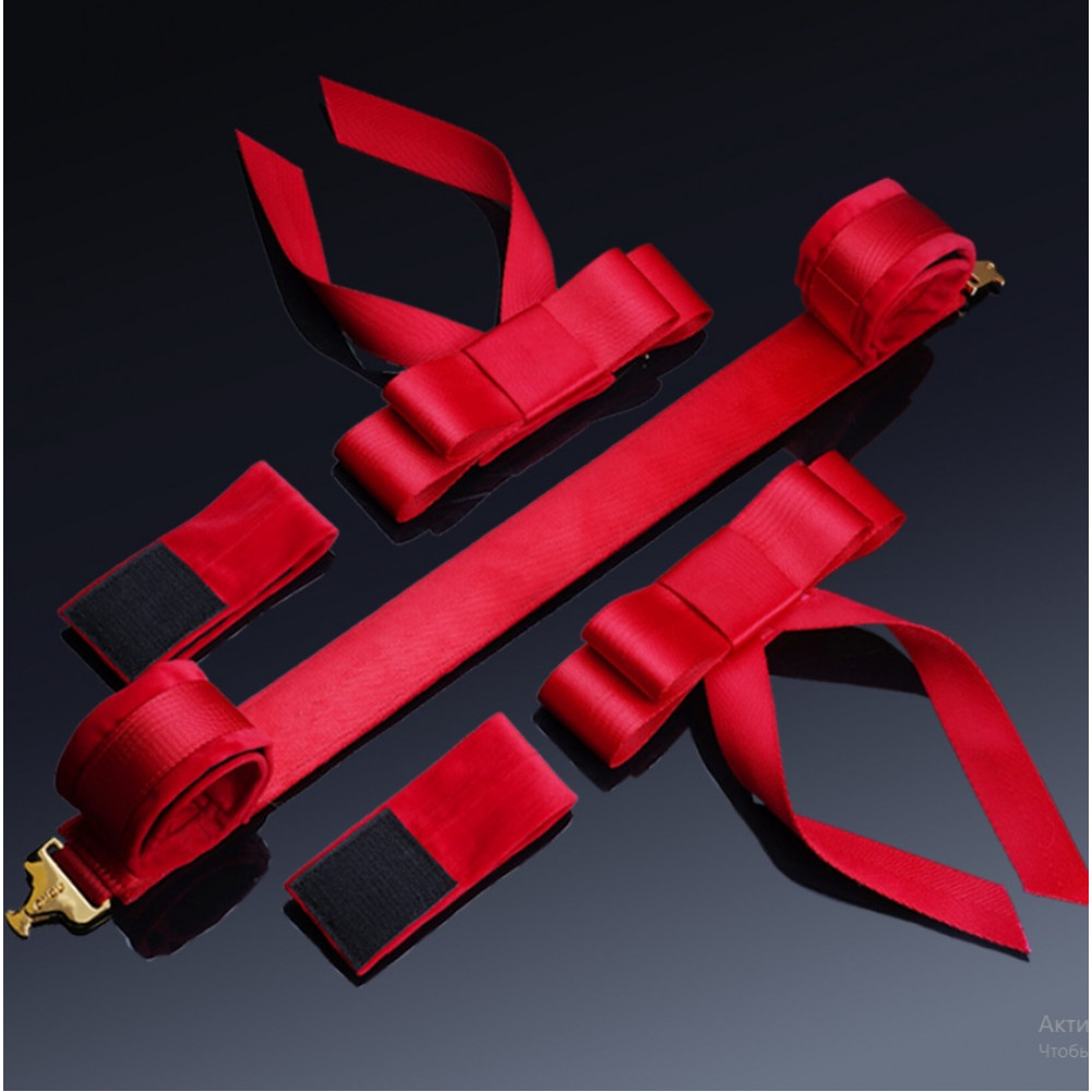 Різне - Набір з розпірної планки та фіксаторів UPKO у вигляді червоних бантів 3