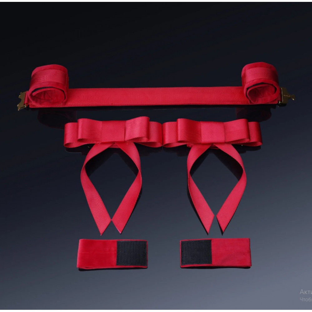 Різне - Набір з розпірної планки та фіксаторів UPKO у вигляді червоних бантів 1