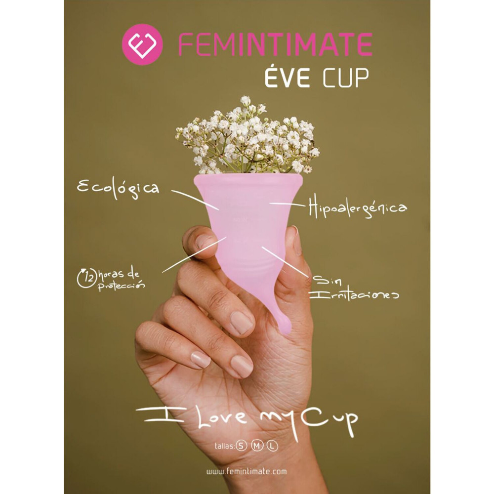  - Менструальная чаша Femintimate Eve Cup New размер L, объем — 50 мл, эргономичный дизайн 1