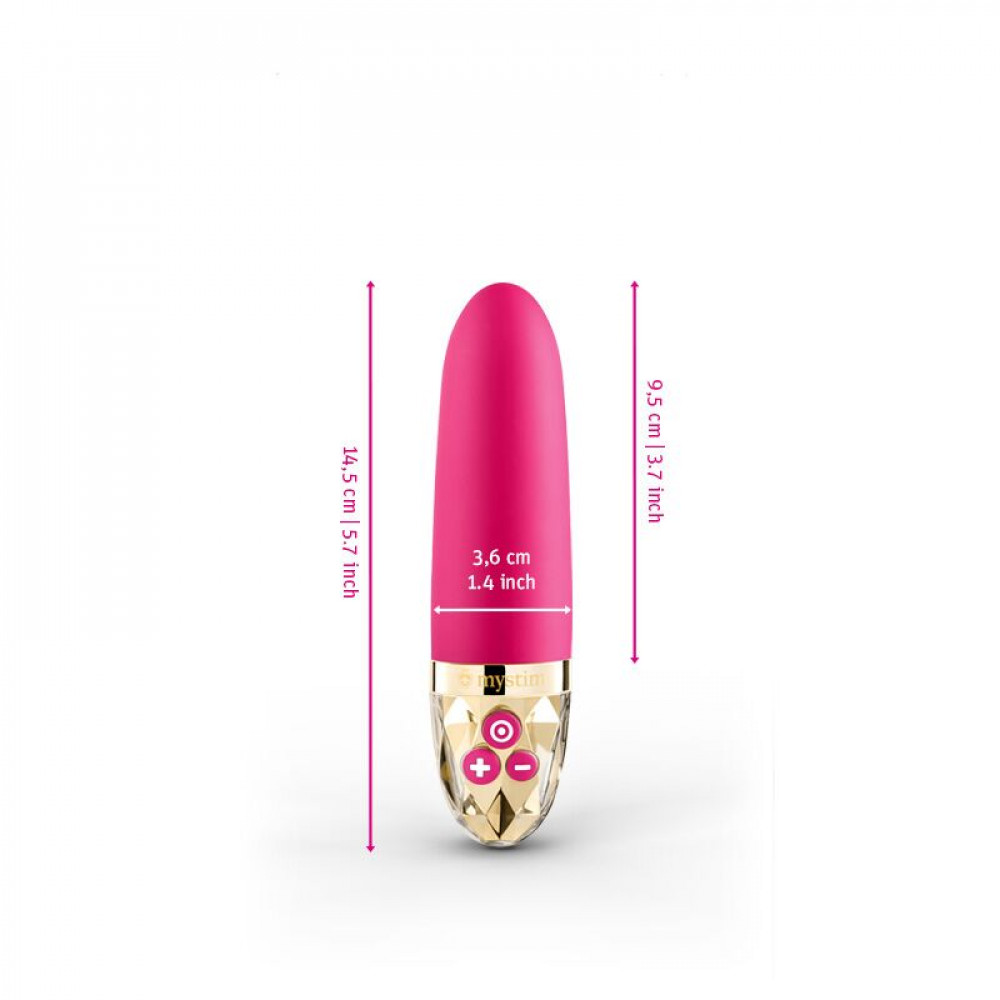 Вибропули и мини-вибраторы - Вибратор Mystim Sleak Freak Pink, 8 режимов, внутренняя и внешняя стимуляция 3