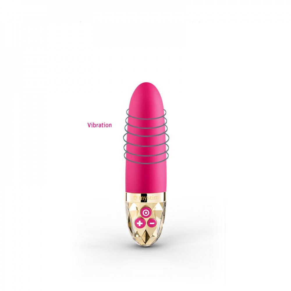 Вибропули и мини-вибраторы - Вибратор Mystim Sleak Freak Pink, 8 режимов, внутренняя и внешняя стимуляция 2