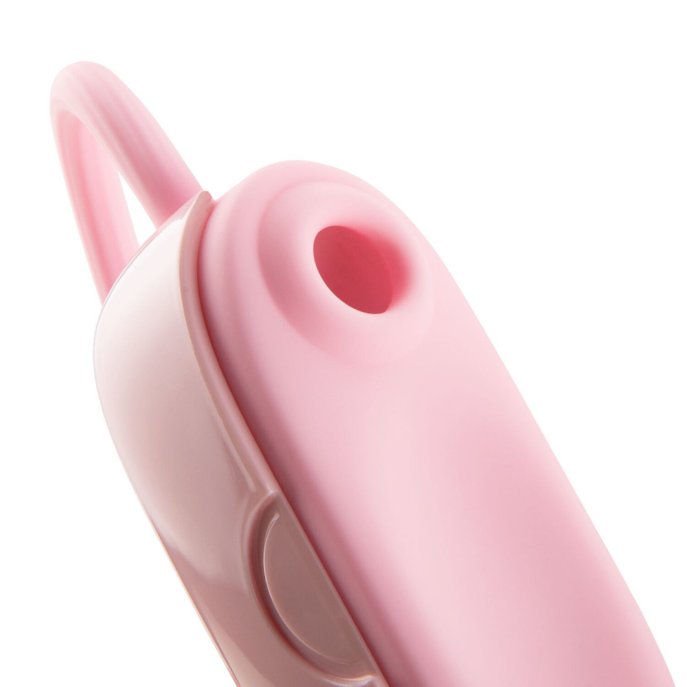 Вибраторы вакуумные - Вакуумный клиторальный стимулятор Otouch Louis Vibrate Pink с виброяйцом, в кейсе 4