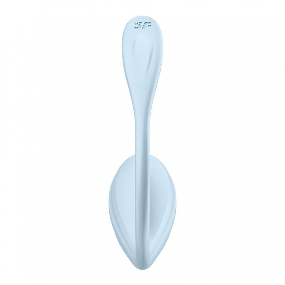 Виброяйцо - Смарт-виброяйцо Satisfyer Smooth Petal Connect App Light Blue 4