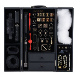 БДСМ-набор LOCKINK All-in-1 BDSM Play Kit - Crocodile Leather