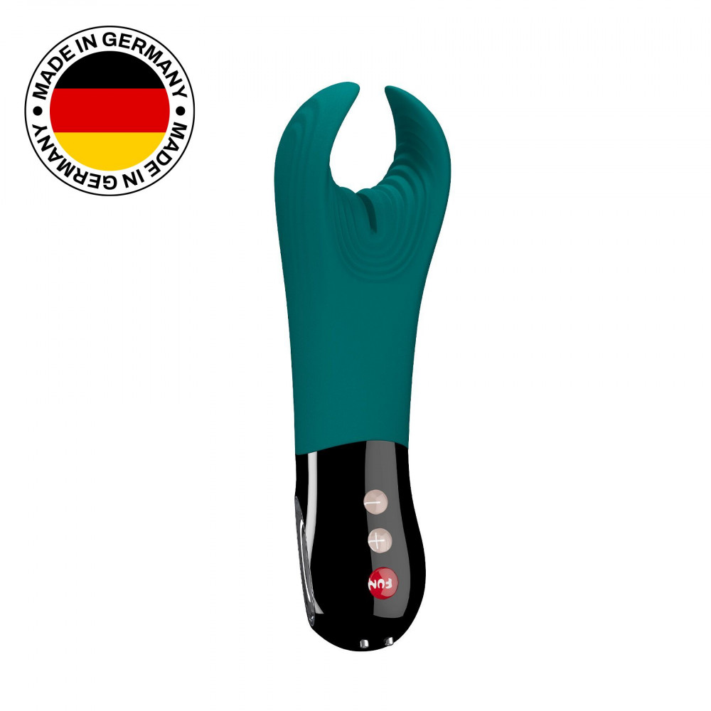 Мастурбаторы с вибрацией - Вибратор для пениса Fun Factory MANTA deep sea blue/black, подходит для парных игр