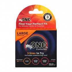 Презервативы MyONE Large Sampler 3 шт, картонная коробка