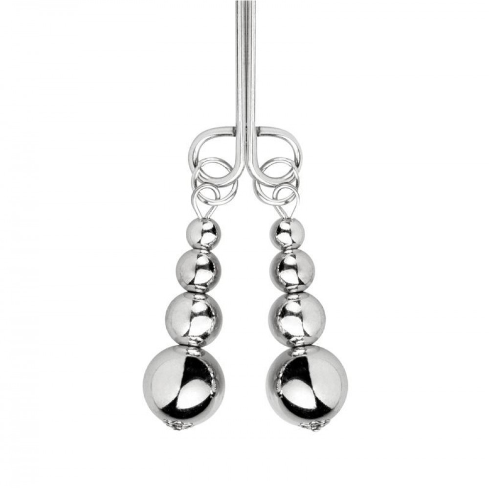 Різне - Затискачі для сосків та клітора Bedroom Fantasies: Nipple and Clitoris Clamps - Silver 5