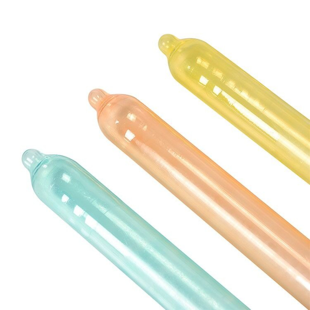 Презервативы - Презервативы Recare Color Fruit Flavour Condoms 12 шт, ароматы: мята, банан, клубника 3