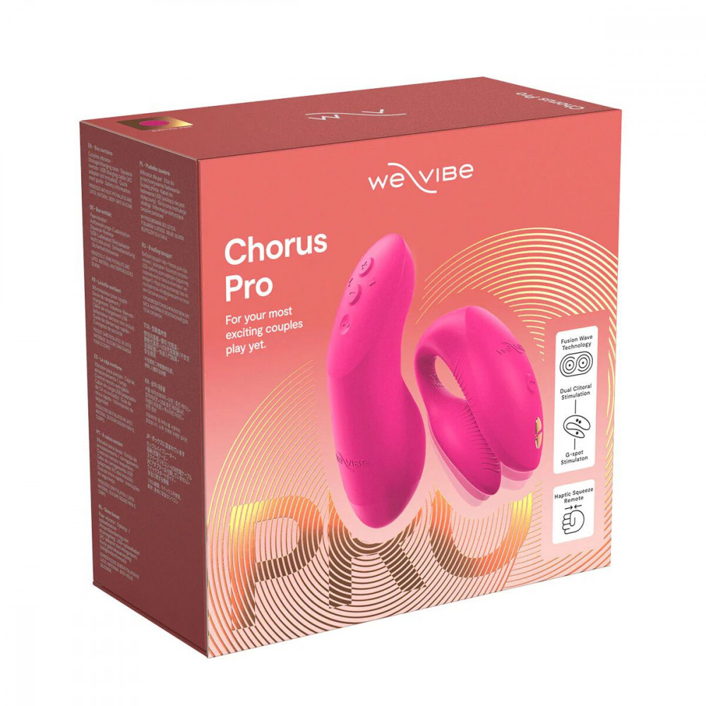 Игрушки для пар - Смарт-вибратор для пар We-Vibe Chorus Pro Electric Pink 9