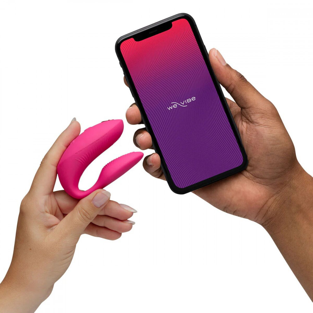 Игрушки для пар - Смарт-вибратор для пар We-Vibe Chorus Pro Electric Pink 7