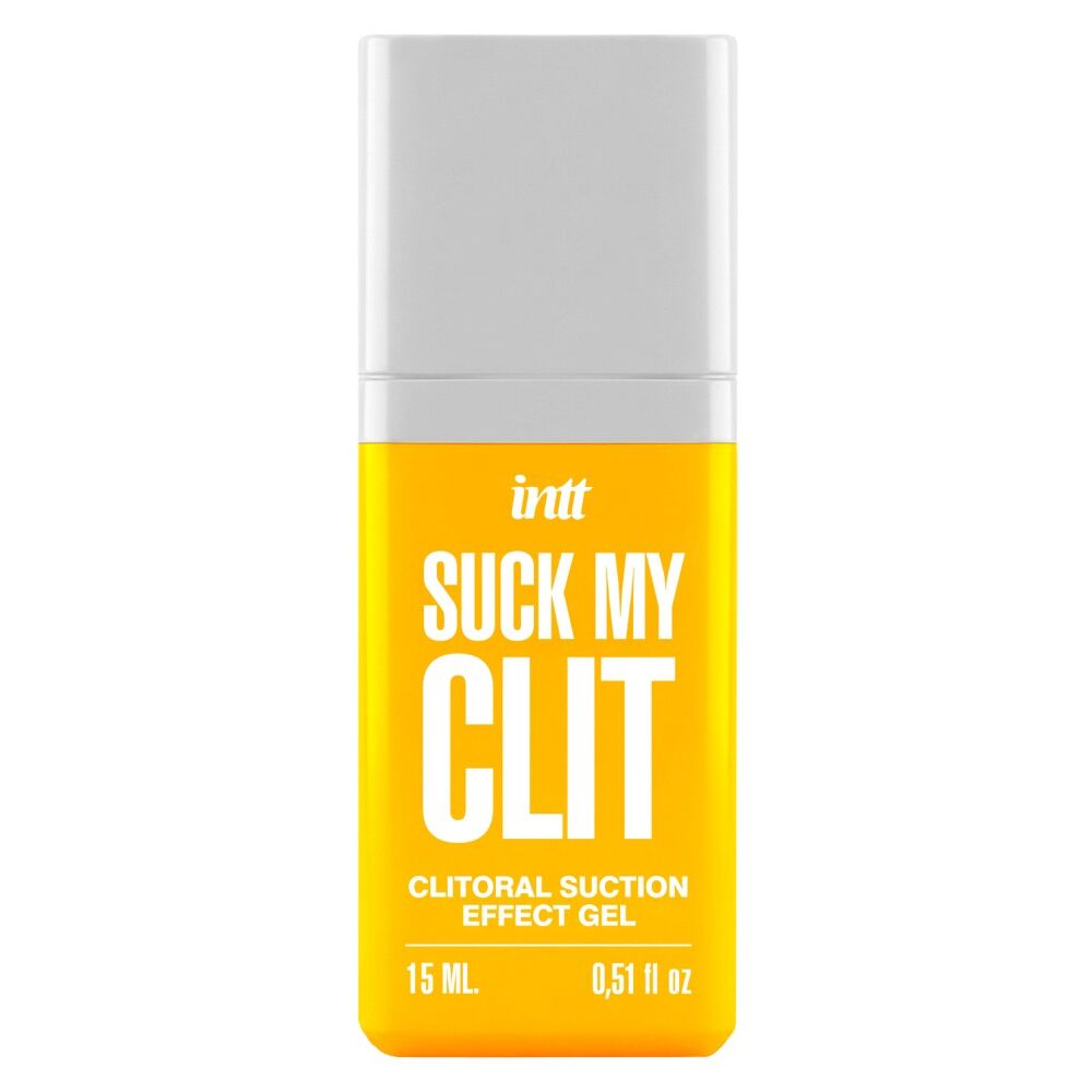 Засоби для збудження - Смоктайзер для клітора Intt Suck My Clit Tropical Mango (15 мл), манго, гель з ефектом посмоктування