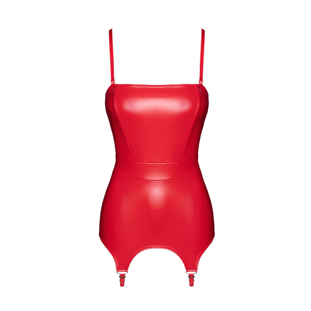  - Корсет із підв'язками для панчіх Noir Handmade F368 Bombshell Fierce Corset-belt Red S 8
