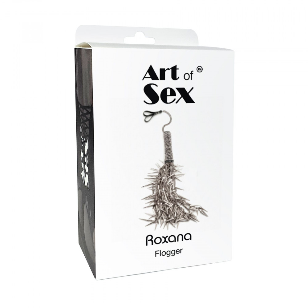 Плети, стеки, флоггеры, тиклеры - Плеть с шипами Art of Sex - Roxana 2