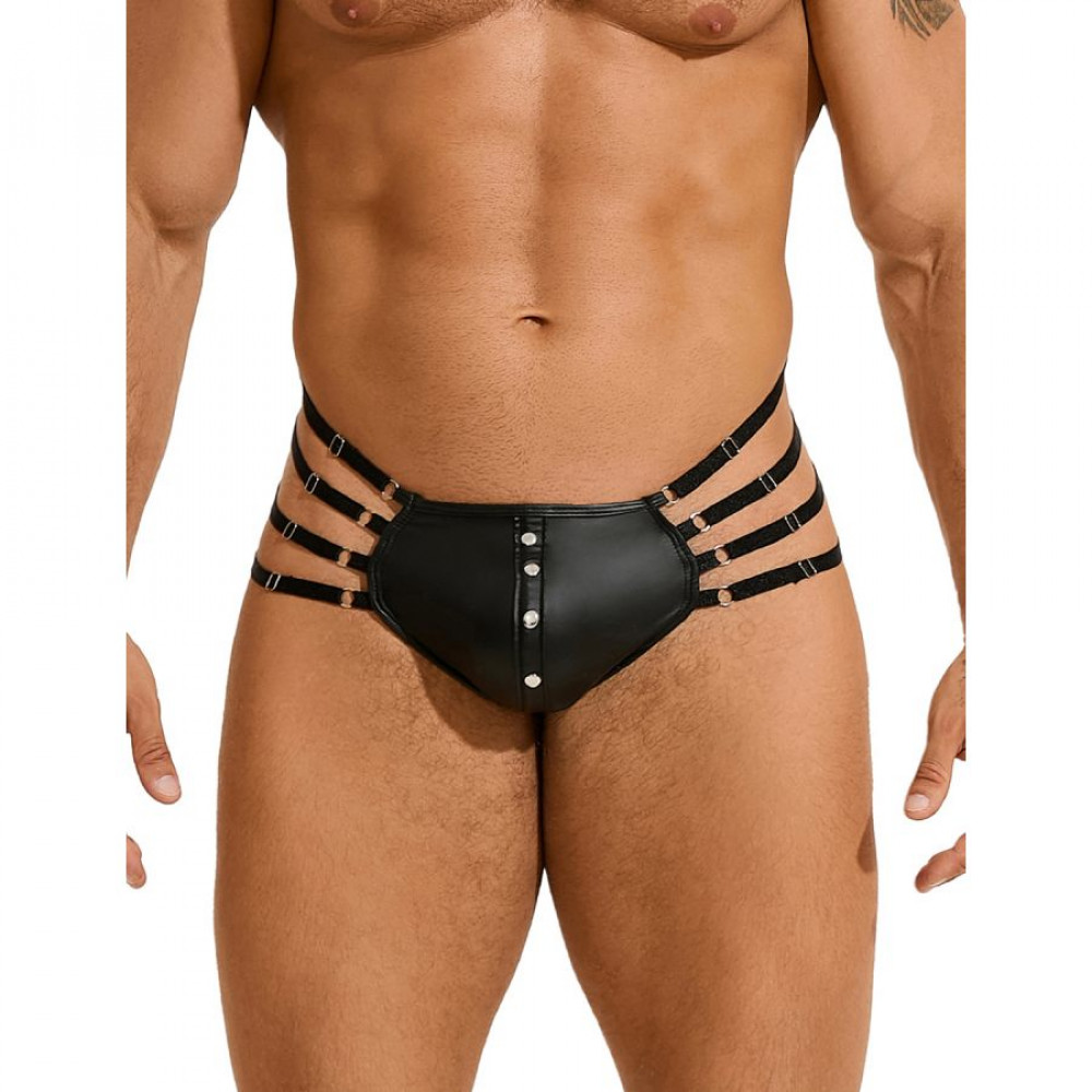 Різне - Труси чоловічі Star Night, з чотирма рядами лямок, чорні, XL 2