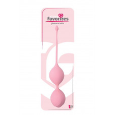 Вагинальные шарики DreamToys ALL TIME FAVORITES 90 гр. со смещенным центром тяжести, розовые