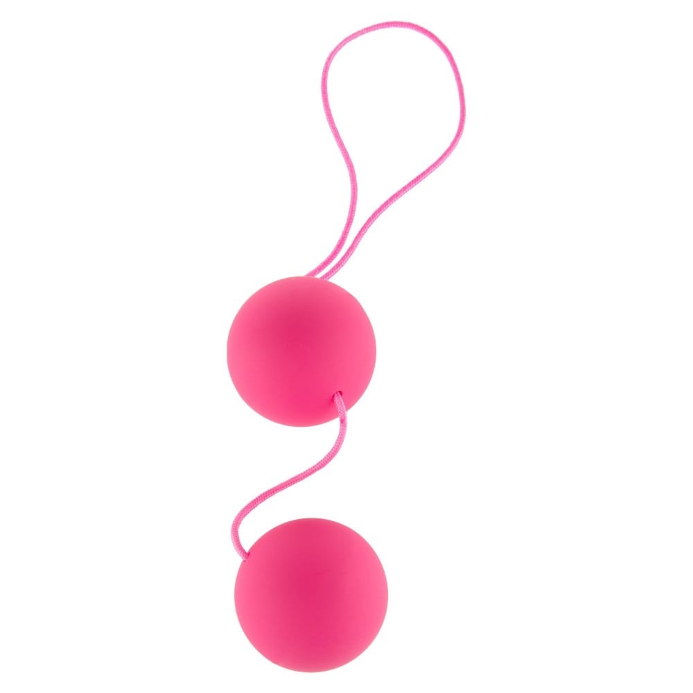 Секс игрушки - Вагинальные шарики пластиковые розовые Toy Joy