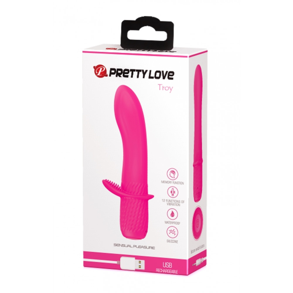 Різне - Вібратор Pretty Love Troy Pink, BI - 014607-1 7