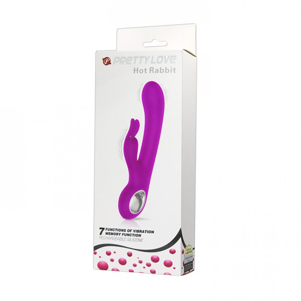 - Вібромасажер з кліторальним відростком Hot Rabbit BI-014480 8