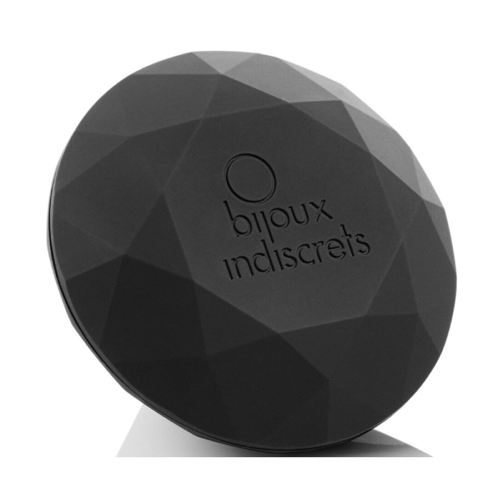 Вібропулі та міні-вібратори - Вибратор для клитора Bijoux Indiscrets Diamond в форме алмаза, черный, 6,5 см 3
