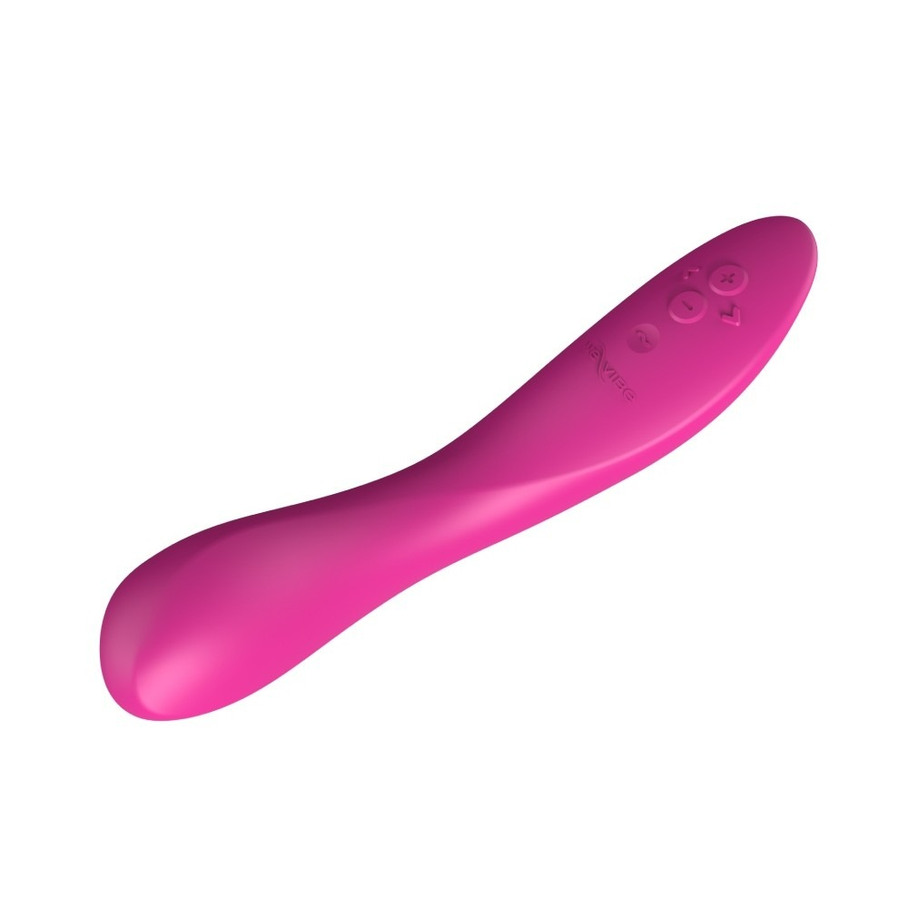 Секс игрушки - Вибратор для точки G Rave 2 We-Vibe, силиконовый, розовый, 19.3 х 3 см 9