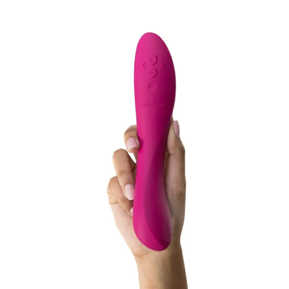 Секс игрушки - Вибратор для точки G Rave 2 We-Vibe, силиконовый, розовый, 19.3 х 3 см 7