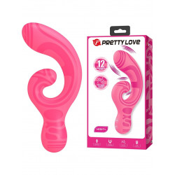 Вибратор-кролик Pretty Love Verity, розовый, 12.5 см х 3.1 см