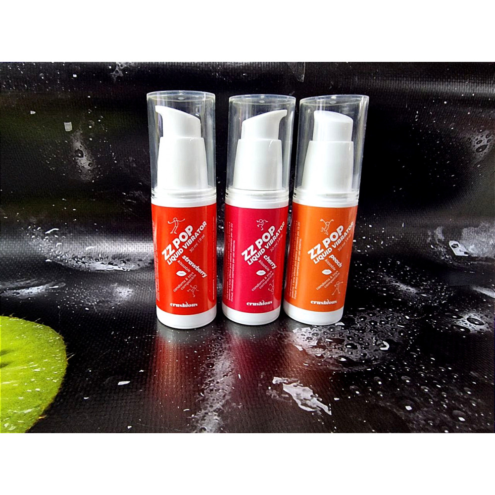 Різне - Рідкий вібратор із смаком персика Crushious Zz Pop, 30 мл 5