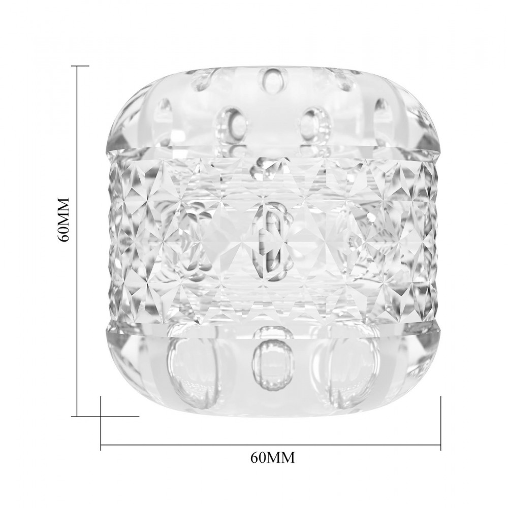 Різне - Мастурбатор Pretty Love - Crystle Transparent, BM-009253MN-1 6